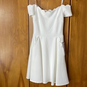 White Strapless Dress